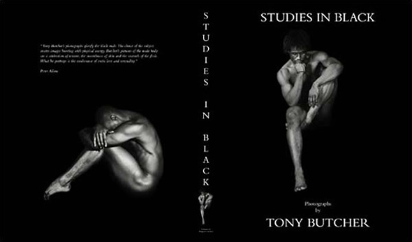 Cover of Studies in Black the book of photographic images by Tony Butcher